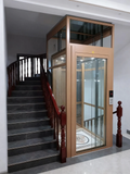 2-4 floor home lift 350kg stainless steel glass residential elevator indoor use
