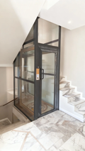 2-4 floor home elevator 350kg 6-7m rise residential lift stainless steel glass
