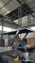 scissor lift double deck parking system 1.5 ton 4kW silent pump compact hydraulic car lift