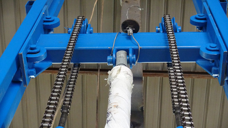 Guide Rail Cargo Lift — 500 kg, 1.2 × 1m Platform, 6m Lift Height