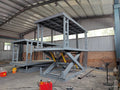 scissor lift double deck parking system 10 ton 11kW silent pump heavy duty hydraulic car lift
