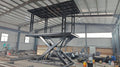 scissor lift double deck parking system 5 ton 7.5kW silent pump hydraulic car lift
