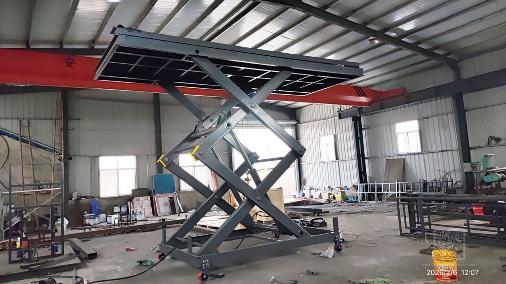 Double scissor structure scissor lift — 3-ton capacity, 5.5×2.6m platform