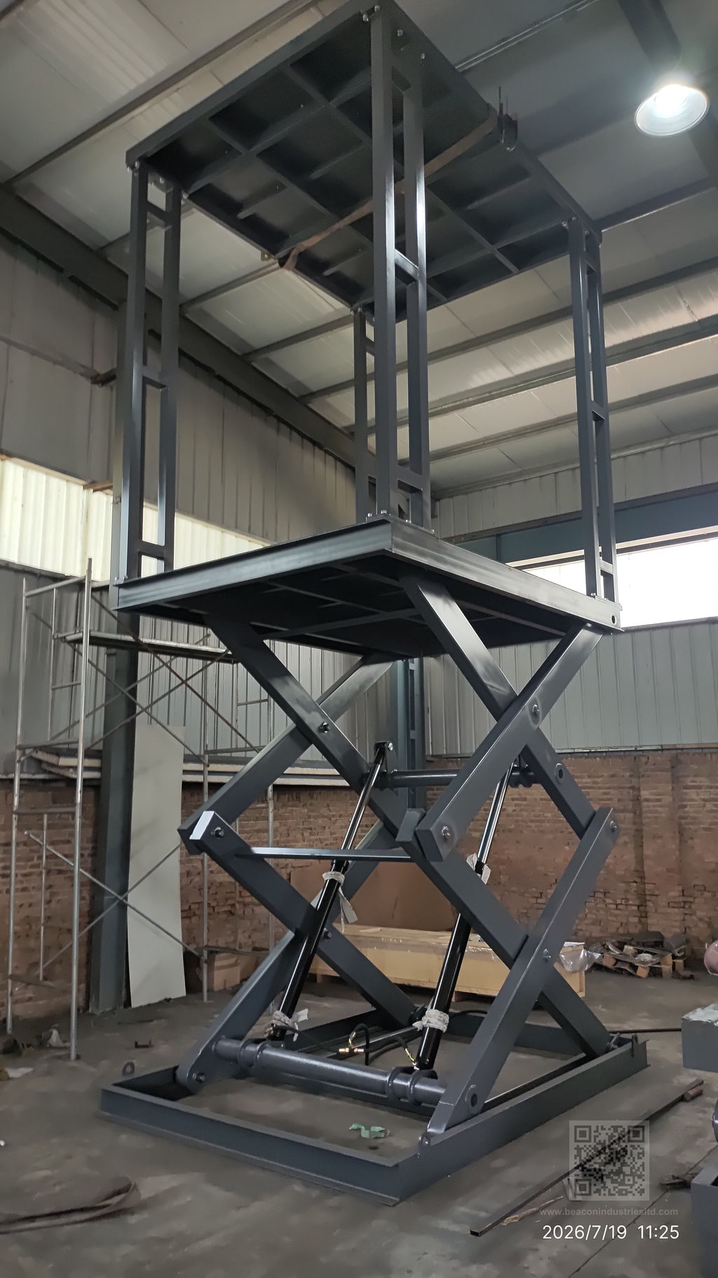 Double deck scissor lift parking — 3m lifting height, residential and commercial use