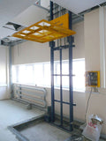 Guide Rail Cargo Lift — 500 kg, 1.2 × 1m Platform, 6m Lift Height